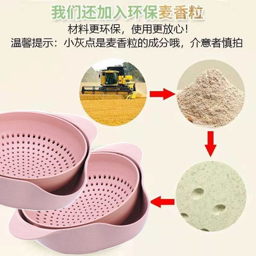 家用厨房洗菜盆沥水篮双层塑料洗水果洗菜淘米神器客厅创意水果盘